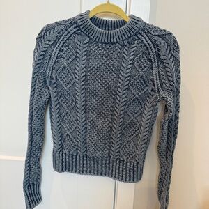 NWT LL Bean Signature 100% Cotton Fisherman Sweater